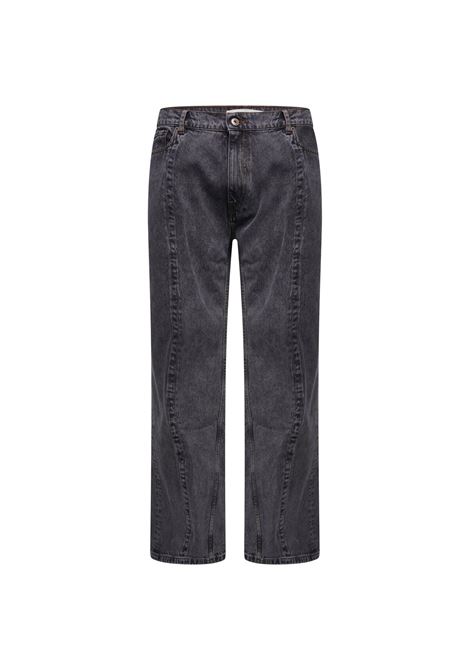 jeans evergreen wire unisex neri in cotone Y/PROJECT | 207PA008VINTAGE BLACK